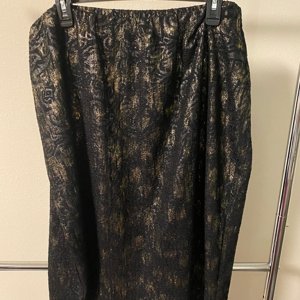 Gold and Black Skirt